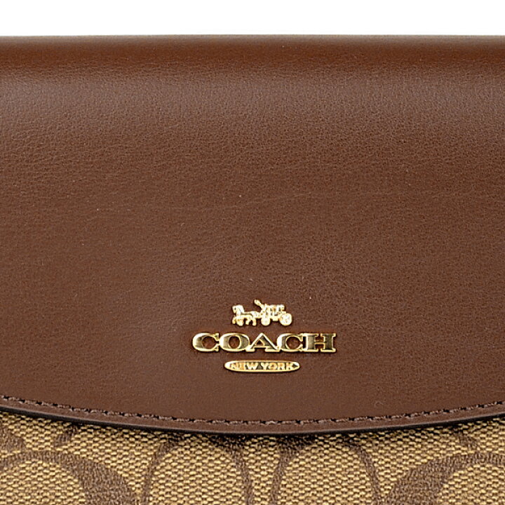 楽天市場】コーチ COACH アウトレット レディース 財布 かぶせ長財布 