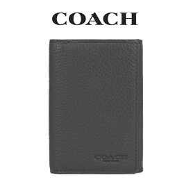 コーチ COACH アウトレット メンズ 小物 カードケース 名刺入れ 91308 QB/BK(ブラック) ブラック