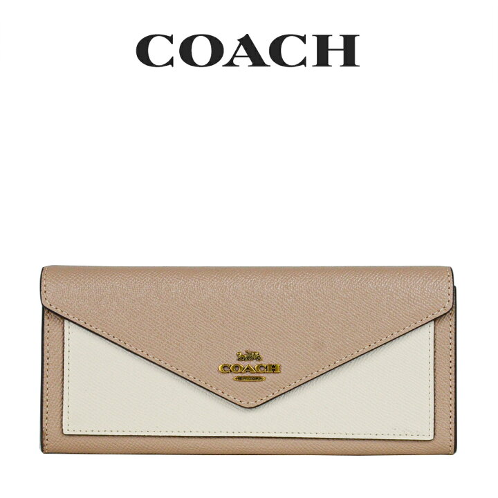 楽天市場】コーチ COACH アウトレット レディース 財布 かぶせ長財布 