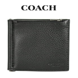 ★ 【楽天スーパーSALE】コーチ COACH アウトレット メンズ 財布 二つ折り財布 C8272 QB/BK(ブラック) ブラック