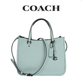 ★ コーチ COACH アウトレット レディース バッグ ハンドバッグ ラクラク開閉 2WAYバッグ C3460 V5AQU(アクア) ブルー【在庫処分】