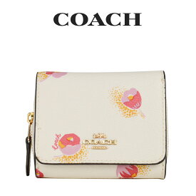 ★ コーチ COACH アウトレット レディース 財布 ミニ財布 C6041 IMCAH(チョークマルチ) 花柄【在庫処分】