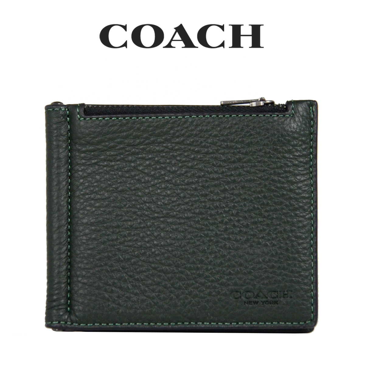 楽天市場】コーチ 財布 二つ折り グリーンの通販
