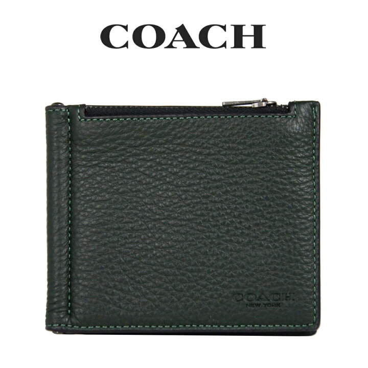 楽天市場】☆ コーチ COACH アウトレット メンズ 財布 二つ折り財布 
