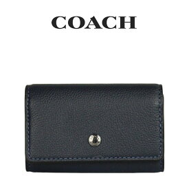 コーチ COACH アウトレット 旅行 メンズ 小物 キーケース CX142 全4色 142qbbk 142qbsd 142qbbhp 142qbgf 142qbtp ( 男性 プレゼント 本革 レザー ブランド 5連 キーリング キーホルダー 鍵 カギ キー 革小物 カード収納 カード入れ シンプル 黒 茶 紺 )