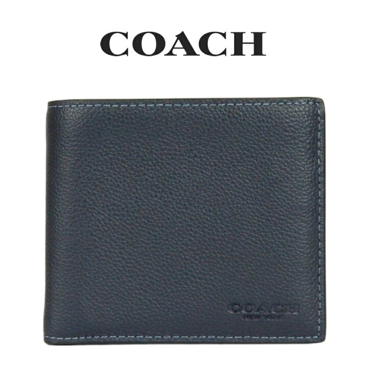 楽天市場】☆ コーチ COACH アウトレット メンズ 財布 二つ折り財布 