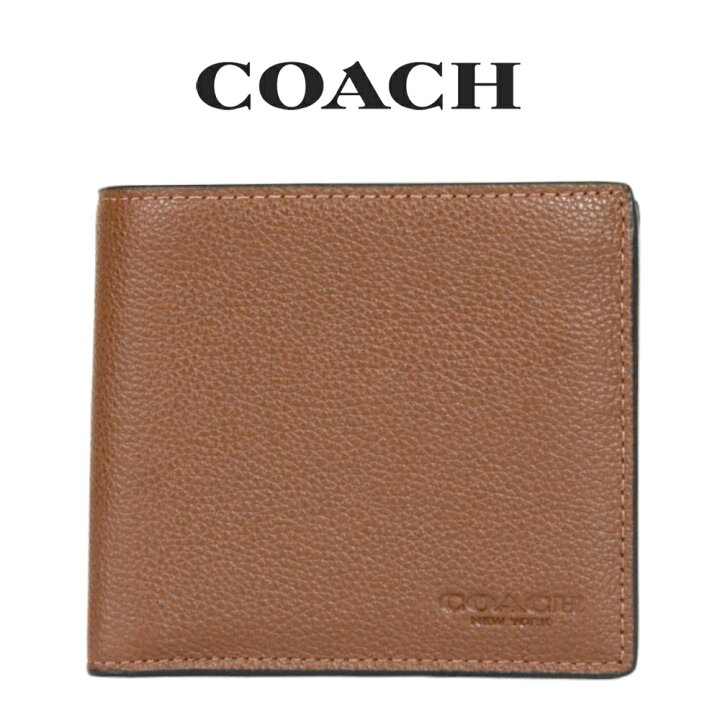 楽天市場】☆ コーチ COACH アウトレット メンズ 財布 二つ折り財布 