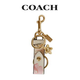 【メール便送料無料】 コーチ COACH アウトレット レディース バッグチャーム CR462 IMCAH(チョークマルチ) 花柄