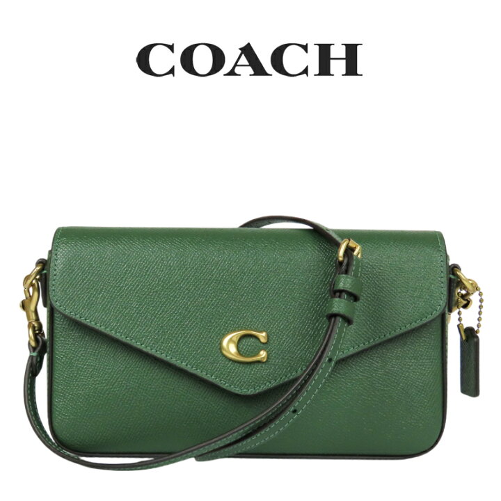 コーチ COACH レガシー ペニー ショルダーバッグ 緑 グリーン /SS  