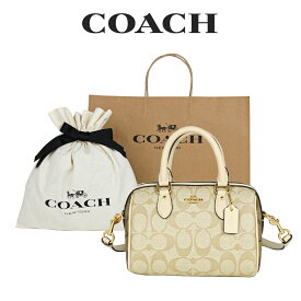 ★ 【コーチ巾着＆紙袋付き・ラッピング済み】 ギフトセット コーチ COACH アウトレット レディース バッグ ミニショルダー ショルダーバッグ CH160 IMOT4(ライト カーキ マルチ) シグネチャー