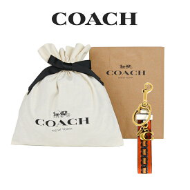 ★ 【コーチ巾着＆紙袋付き・ラッピング済み】 ギフトセット コーチ COACH アウトレット レディース バッグチャーム 89416 B4PX2(ブラス×オレンジ チョーク) オレンジ【在庫処分】