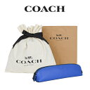 【12/26まで・最大1万円OFFクーポン配布中】★ 【RSL】【コーチ巾着＆紙袋付き・ラッピング済み】 お急ぎ 365日出荷 ギフトセット コーチ COACH アウトレット クリスマスプレゼント メンズ 小物 その他 ポーチ ペンシルケース C9052 TX2(ブルーフィン) ブルー