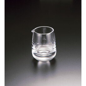 ガラス製ミルクピッチャー　＃60　スキ[大（6ヶ入）][8-0882-0201] PMLD701