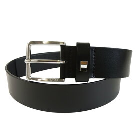 ヒューゴボス HUGO BOSS ベルト メンズ Jor 牛革 レザー Ther Flag ブラック 黒 シグネチャーストライプ ビジネス カジュアル 約3.5cm幅 50486839 10247900 01 001