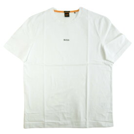 HUGO BOSS ヒューゴボス Tシャツ TChup メンズ ストレッチコットン RELAXED FIT リラックスフィット ホワイト BOSS ORANGE ボス オレンジ 50473278 10242929 01 100