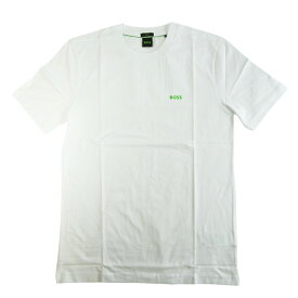 HUGO BOSS ヒューゴボス Tシャツ TChup メンズ ストレッチコットン Regular Fit レギュラーフィット ホワイト BOSS GREEN 50469057 10110340 01 100