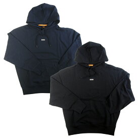 HUGO BOSS ヒューゴボス スウェットシャツ フーディ プルオーバー パーカー メンズ トレーナー ブラック ダークブルー 50514530 10244192 01