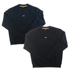 HUGO BOSS ヒューゴボス スウェットシャツ トレーナー プルオーバー メンズ ブラック ダークブルー 50514541 10244192 01