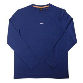 HUGO BOSS ヒューゴボス Tシャツ 長袖 TChark ロンT メンズ ストレッチコットン（ブルー） BOSS ボス 50473286 10242929 01 494