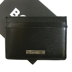 ヒューゴボス HUGO BOSS カードケース レザー カード入れ カードホルダー メンズ 型押し牛革 50470473 10242102