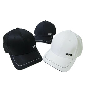 ヒューゴボス HUGO BOSS 帽子 キャップ 野球帽 メンズ BOSS ボス ベースボール 野球 ゴルフ コットン 50492716 10248871 ブラック 黒 ホワイト 白 ダークブルー 紺 ネイビー