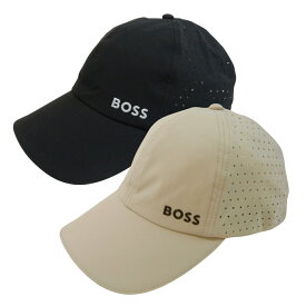 ヒューゴボス HUGO BOSS 帽子 キャップ タフタ レーザーカット ドット メンズ BOSS ボス 野球帽 ゴルフ ライトベージュ ブラック 50533357 10268289