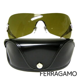 SALVATORE FERRAGAMO サルヴァトーレ フェラガモ サングラス アイウェア ガンチーニ スワロフスキー クリスタル カーキ