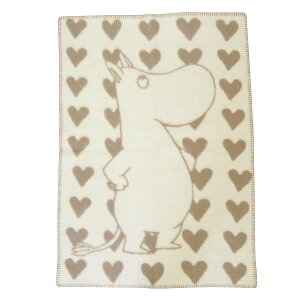 KLIPPAN �N���b�p�� �~�j�u�����P�b�g �u�����P�b�g �Ђ��|�� ���[�~�� MOOMIN HEART ���[�~���n�[�g �E�[�� �r�� �k�� 65×90cm
