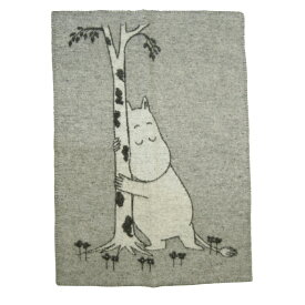 KLIPPAN クリッパン ミニブランケット ブランケット ひざ掛け ムーミン MOOMIN TREE HUG ツリーハグ ウール 羊毛 2449-01 北欧 65×90cm