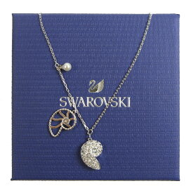 SWAROVSKI スワロフスキー ネックレス ペンダント クリスタル シルバー ロジウム Shell Nautilus シェル 貝 5520669