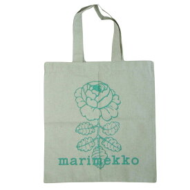 marimekko マリメッコ トートバッグ Vankka Vihkiruusu Placement ヴィヒキルース ウェディングローズ 薔薇 バラ 花 ターコイズ 094179 770 フィンランド 北欧