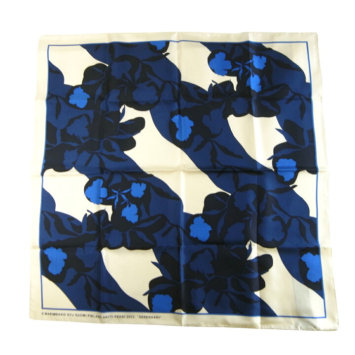 楽天市場】marimekko マリメッコ スカーフ ストール シルクツイル 絹 