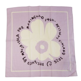 marimekko マリメッコ スカーフ バンダナ Astrilli Unikko ウニッコ コットン ライラック 55cm×55cm フィンランド 北欧 094176 419