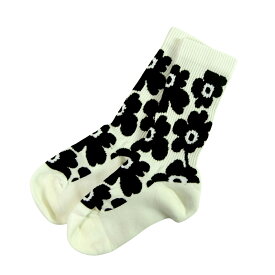 marimekko マリメッコ 靴下 ソックス 靴下 リブ ウニッコ Aarni Unikko ホワイト フィンランド 北欧