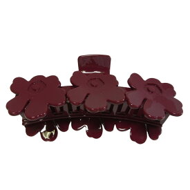 marimekko マリメッコ ヘアクリップ ヘアアクセサリー Mini Unikko Hair Clip ウニッコ フューシャ（ワインレッド） フィンランド 北欧 094224 330
