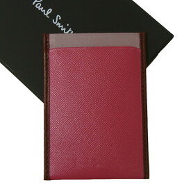 Paul Smith ポールスミス 英国直輸入 定期入れ パスケース IC定期 PASMO Suica パスモ スイカ ID カードケース 名刺入れ レザー カーフ 牛革 本革 イタリア