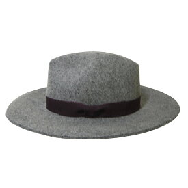 ＜訳あり・アウトレット＞Paul Smith ポールスミス 英国直輸入 帽子 レディース フェドーラ ハット 中折れ帽子 M グレー