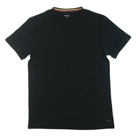 Paul Smith ポールスミス Tシャツ 半袖 ショートスリーブ メンズ ブラック 黒 ジャージーコットン クルーネック Artist Stripe アーティストストライプ シグネチャーストライプ マルチストライプ PAUL SMITH