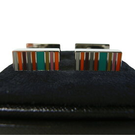 Paul Smith ポールスミス 英国直輸入 カフスボタン シグネチャーストライプ カフリンク フリップ カフリンクス