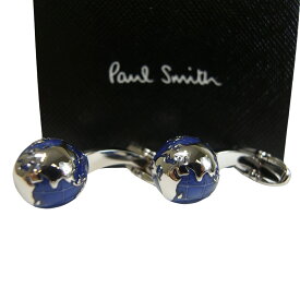 Paul Smith ポールスミス 英国直輸入 カフスボタン 地球 GLOBE エナメルグローブ カフリンク カフリンクス