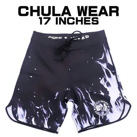 チュラウェア サーフパンツ CHULA WEAR ステージ ショーツ 水着 SMOKEN FLAMES 17 INCHES ハーフパンツ 短パン フィジーカー 大会 メンズ 筋トレ ジム ウエア 正規品[衣類] ユ00582