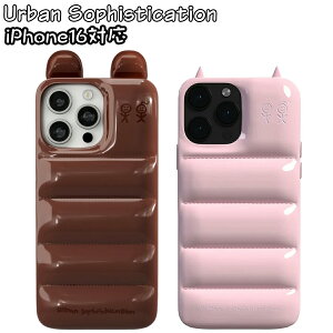 Urban Sophistication iPhone �P�[�X �A�[�o���\�t�B�X�e�B�P�[�V���� iPhone16�V���[�Y THE PUFFER CASE �X�}�z�P�[�X �A�C�t�H�� �J�o�[ �g��[�X�}�z�P�[�X]