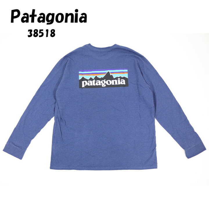 楽天市場】パタゴニア Tシャツ 長袖 Patagonia ロングスリーブ P-6ロゴ 