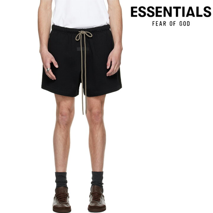楽天市場】エッセンシャルズ ハーフパンツ FOG ESSENTIALS ブラック 