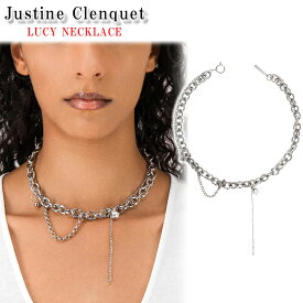 ジュスティーヌクランケ ネックレス ルーシー JUSTINE CLENQUET LUCY NECKLACE パラジウム レディース メンズ ユニセックス [アクセサリー] ユ00582