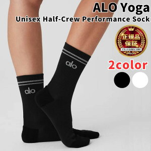 Alo Yoga Alo Yoga �\�b�N�X �C�� �A���[���K Unisex Half-Crew Performance Sock ���j�Z�b�N�X �n�[�t �N���[ �p�t�H�[�}���X �؍��A�C�h�� �A���o�T�_�[ ���S �����Y ���f�B�[�X ���j�Z�b�N�X ���K�i [�C��