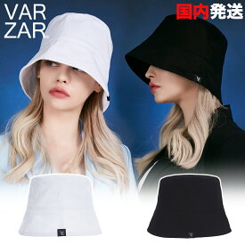バザール バケットハット VARZAR Label drop over fit bucket hat ロゴ バケハ 帽子 キャップ 深め ユニセックス 韓国 K-POP 芸能人 アイドル愛用 メンズ レディース 正規品 [帽子] ユ00582