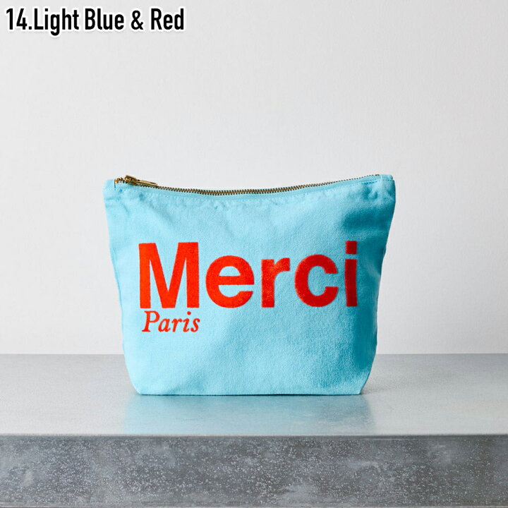 楽天市場】メルシー ポーチ Merci バッグ オーガニックコットン 