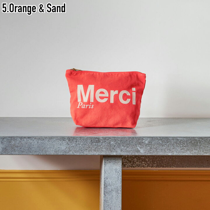 楽天市場】メルシー ポーチ Merci バッグ オーガニックコットン 