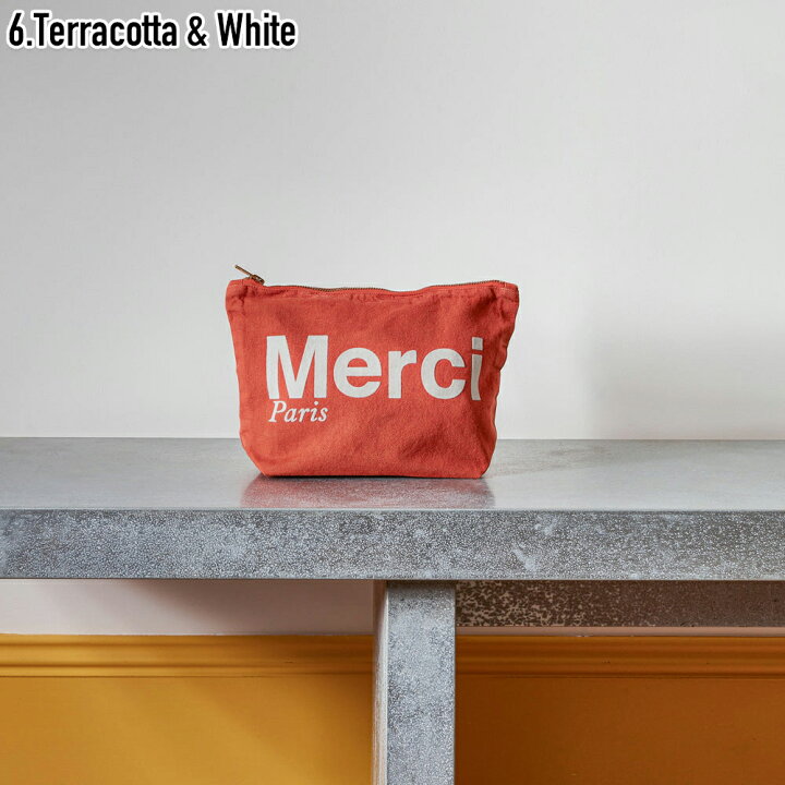 楽天市場】メルシー ポーチ Merci バッグ オーガニックコットン 